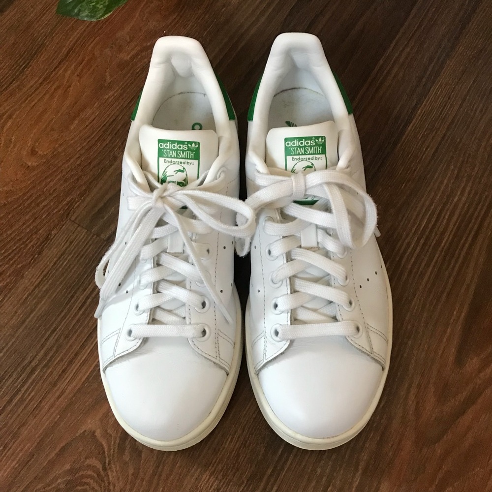 Stan Smith White Cloud Green Adidas